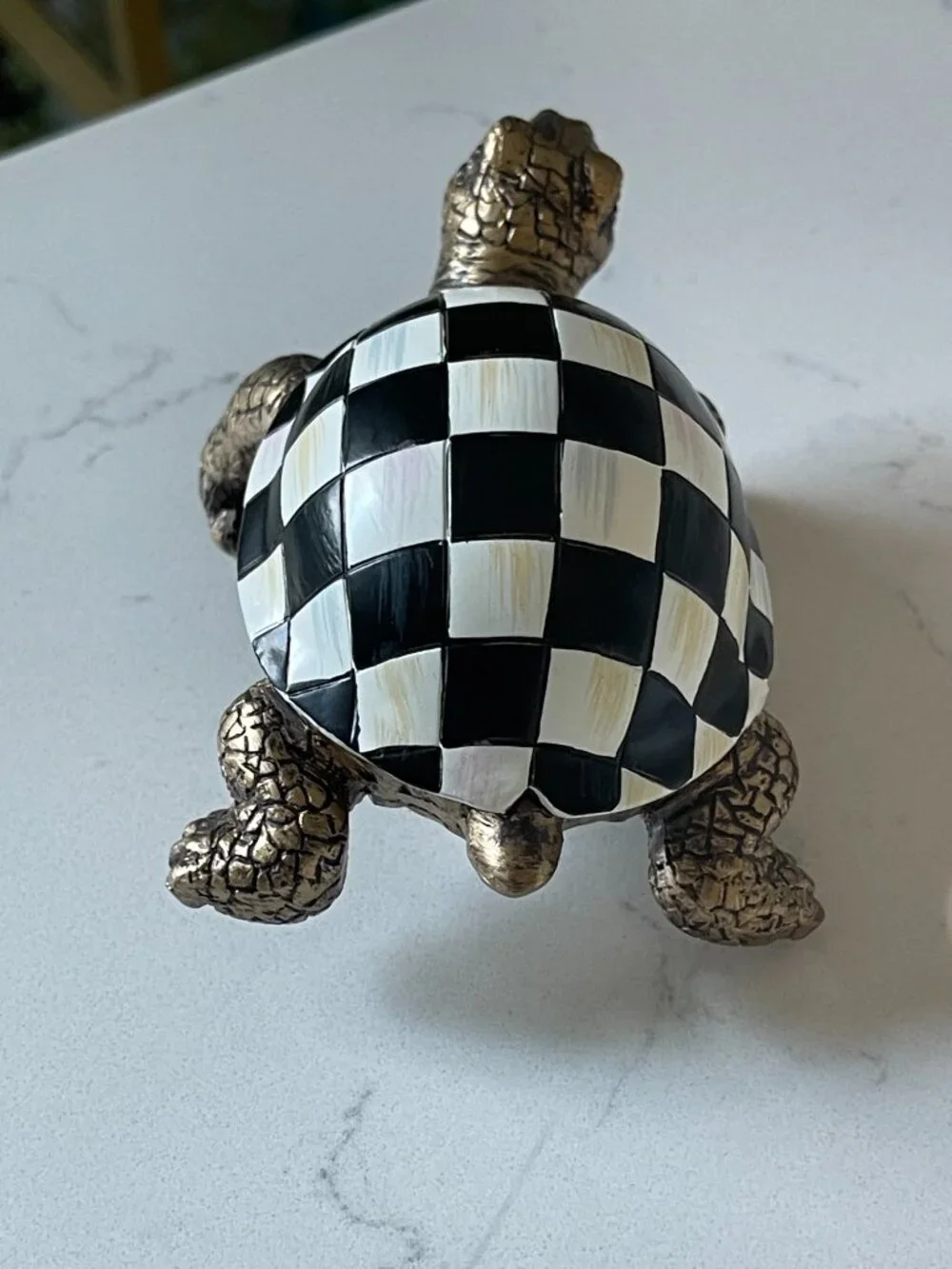 MacKenzie-Childs Turtle Pot Climber-NEW
